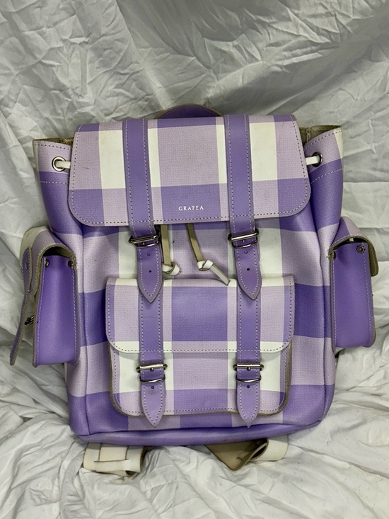 Grafea Lavender and White Checkered Hari II main image 5